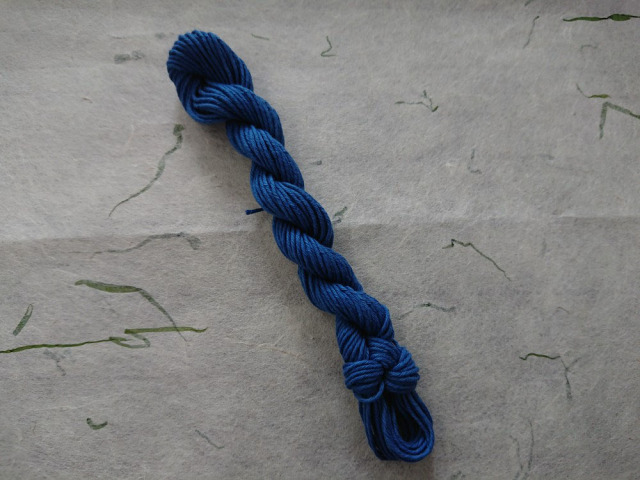 越後路　草木染め　糸