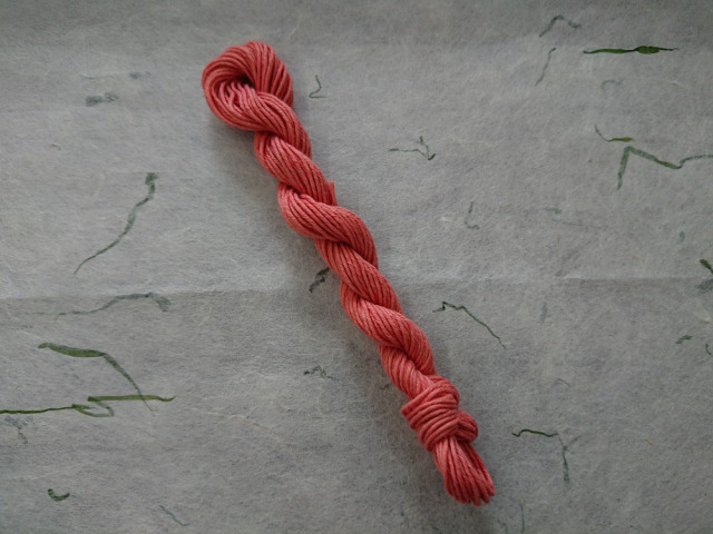 越後路　草木染め　糸