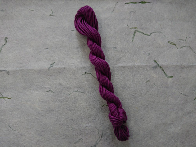 越後路　草木染め　糸