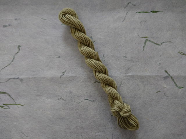 越後路　草木染め　糸