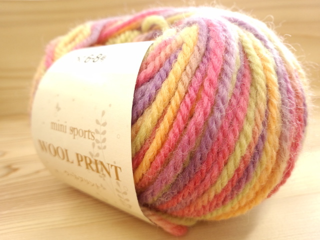 ミニスポーツ　ウールプリント