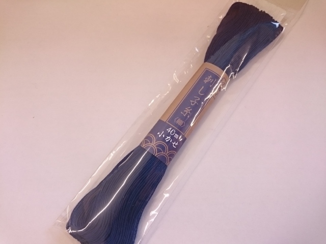 ダルマ刺し子糸 【細・小かせ40m巻】【単色】【雪国みちのくの伝統