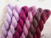 むらさき　彩　草木染め糸