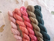 古都の彩　草木染　５色