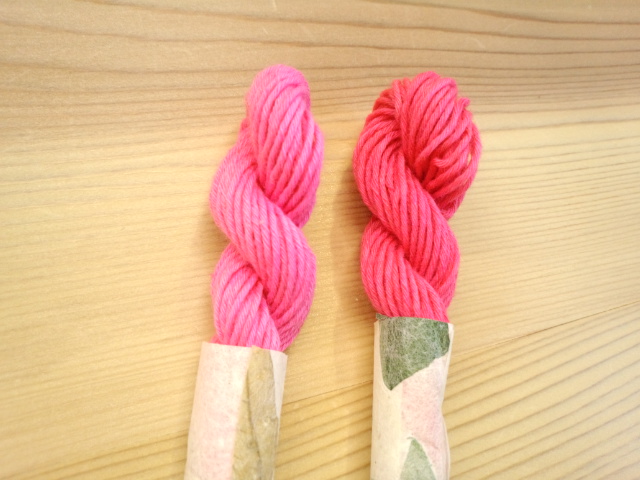 紅花　染め糸