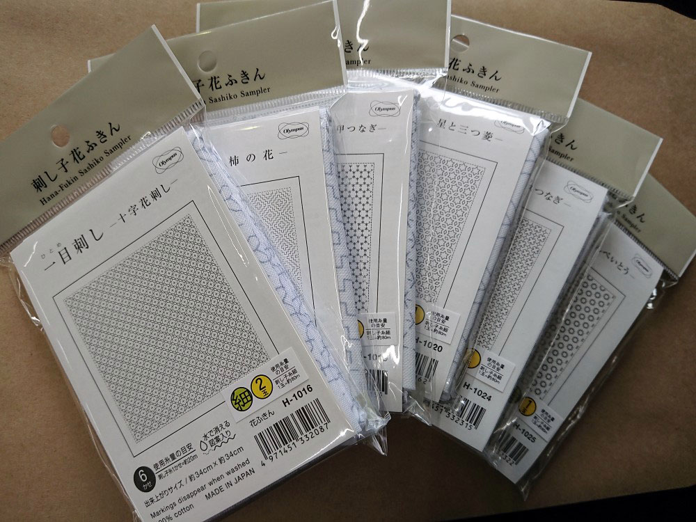 オリムパス　花ふきん　一目刺し