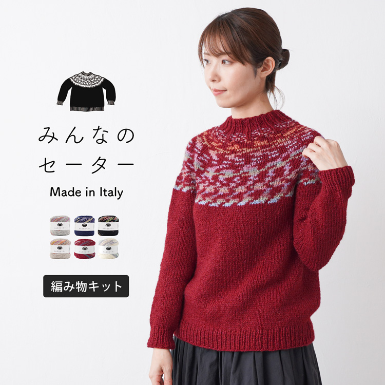 Knitworm 編み物キット みんなのセーター