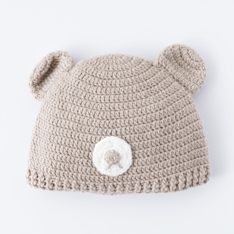 編み物キット #4-1B クマさんの帽子