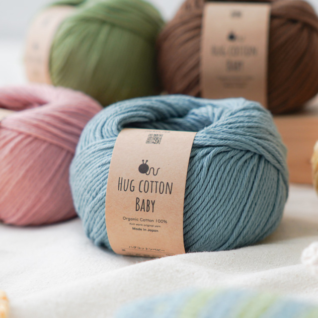Knitworm ハグコットン 1玉 極太 30g(約36m) 綿100% 日本製