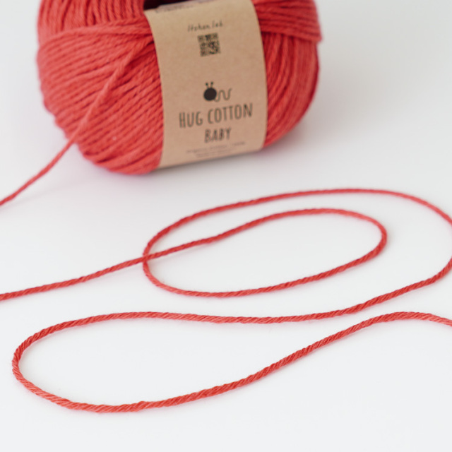 Knitworm HUG COTTON BABY ハグコットンベビー 並太 30g(約81m) 日本製 イメージ4