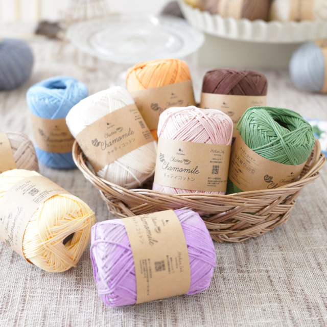 Knitworm Chatea Chamomile コットン 1玉 画像3
