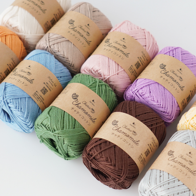 Knitworm Chatea Chamomile コットン 1玉 画像9