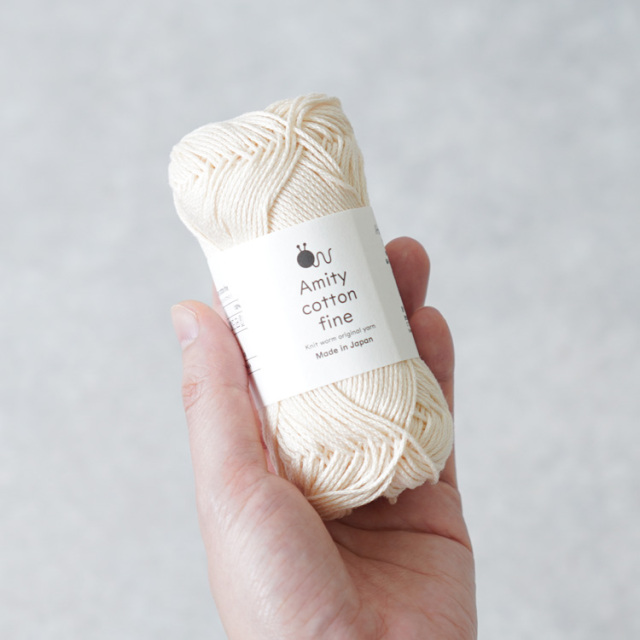 Knitworm Amity cotton fine アミティコットンファイン 中細 25g(約80m) イメージ3