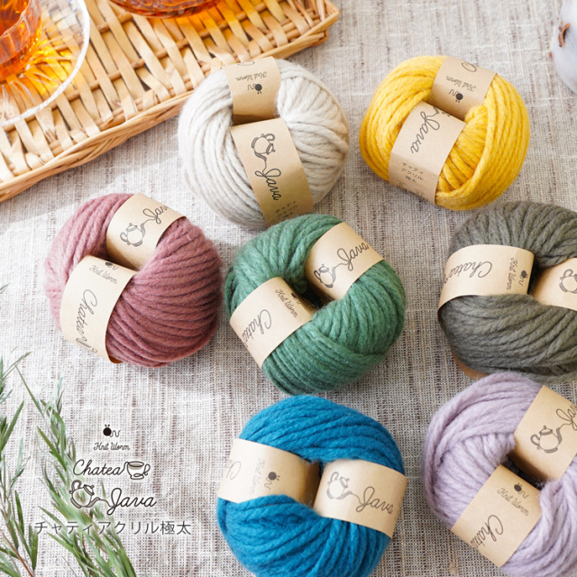 Knitworm Chatea 10玉セット チャティアクリル極太 極太 30g(約31m)