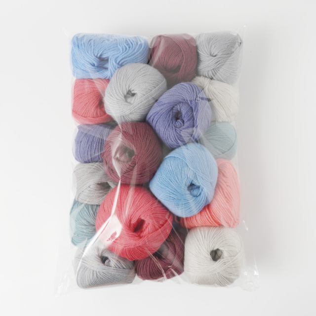 アウトレット 毛糸 ウール並太 並太 30g(70m) アソートセット 10506uv30051