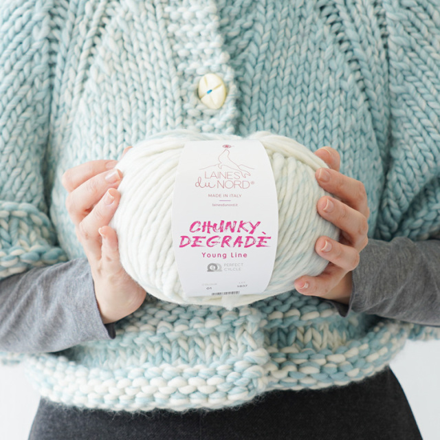 Laines du Nord  CHUNKY DEGRADE 超極太 200g(120m)