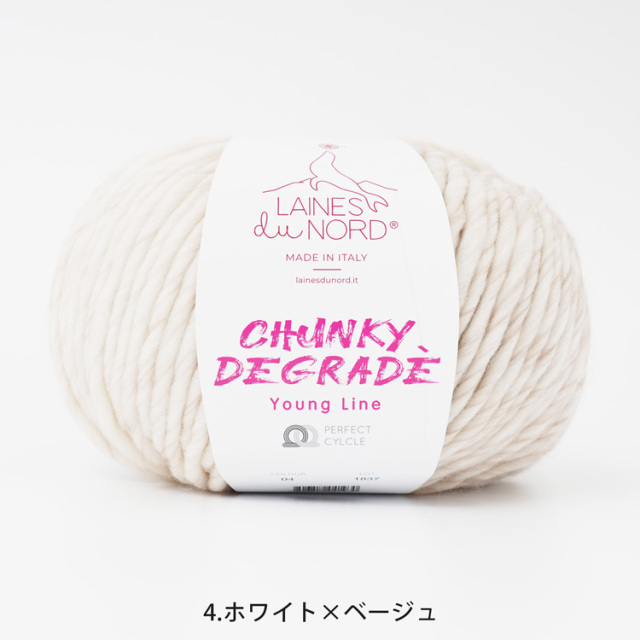 Laines du Nord  CHUNKY DEGRADE 超極太 200g(120m)