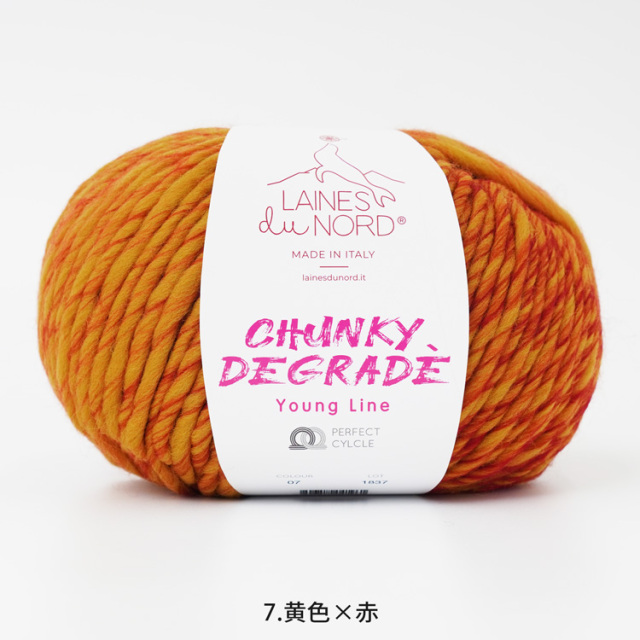 Laines du Nord  CHUNKY DEGRADE 超極太 200g(120m)
