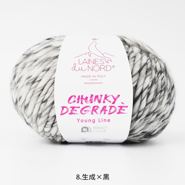 Laines du Nord  CHUNKY DEGRADE 超極太 200g(120m)