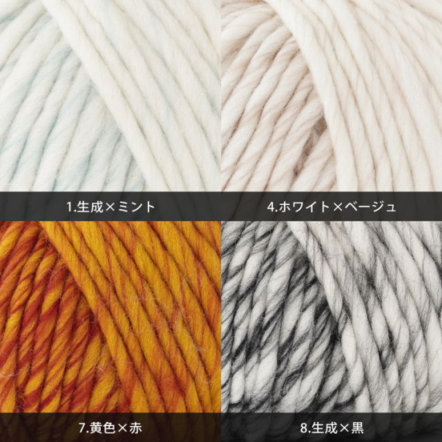 Laines du Nord  CHUNKY DEGRADE 超極太 200g(120m)