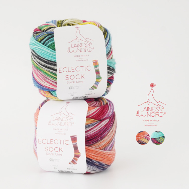 Laines du Nord  ECLECTIC SOCK Sock Line 中細 100g(420m) 2枚目