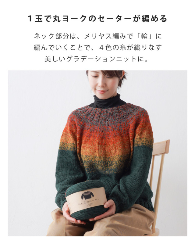 みんなのセーターマルチとは