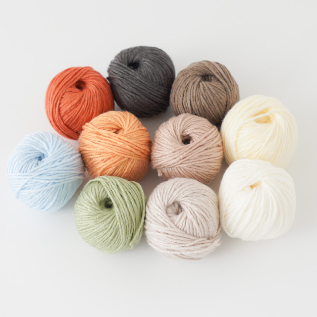 バンブーアクリル並太 10玉セット メイン画像