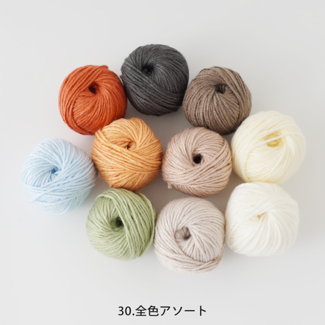 バンブーアクリル並太 10玉セット アソート