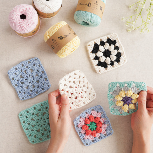 Knitworm Chatea Assam リサイクルコットン 並太 30g(60m) 10玉セット　イメージ5