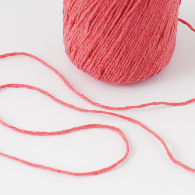 Knitworm Chatea Assam リサイクルコットン 並太 30g(60m) 10玉セット　糸の太さ