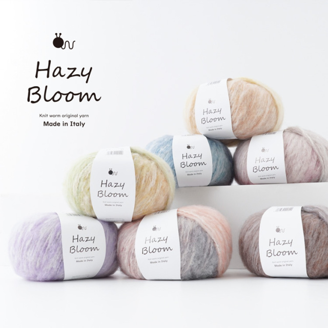 Knitworm Hazy Bloom ヘイジーブルーム 超極太 100g(約160m)