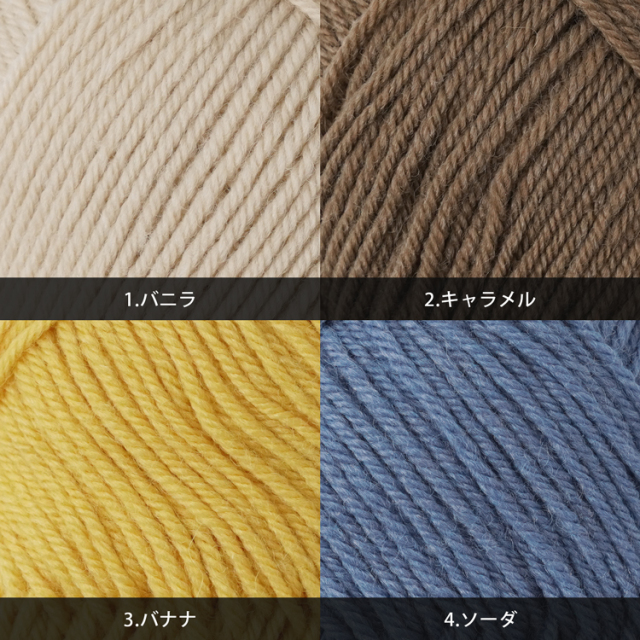 毛糸　ラーナソックス　カラバリ