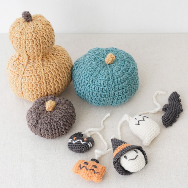 編み物キット　【季節の糸セット】ハロウィン