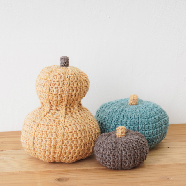 編み物キット　【季節の糸セット】ハロウィン　かぼちゃ　イメージ