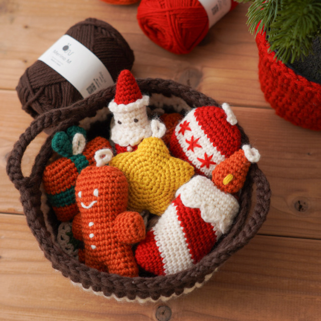 ＼送料無料／ 編み物キット 【季節の糸セット】クリスマス