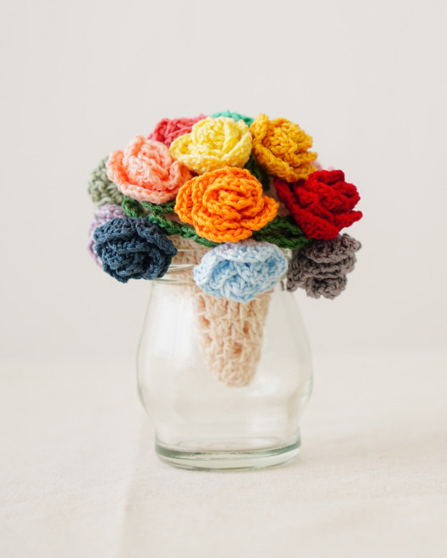 花束ドイリーが楽しめる糸セット