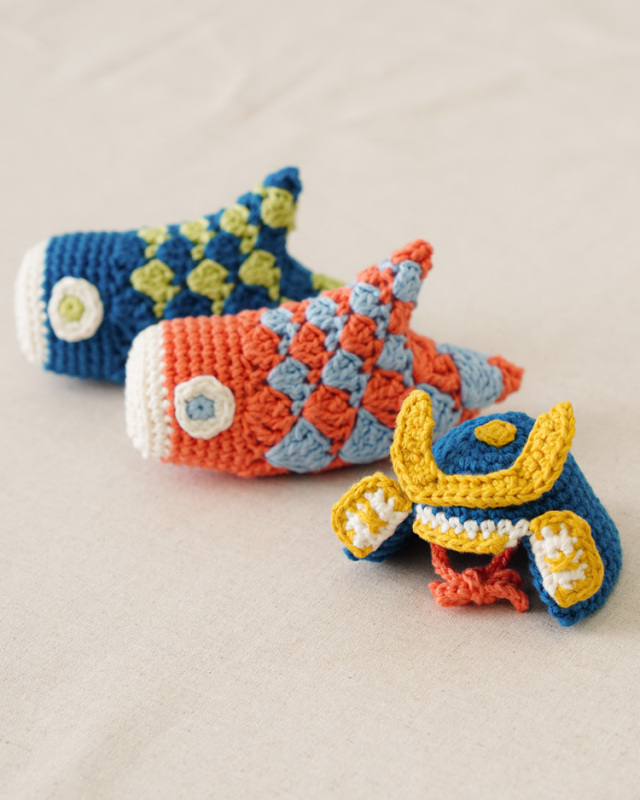 こいのぼり＆かぶとが編める糸セット