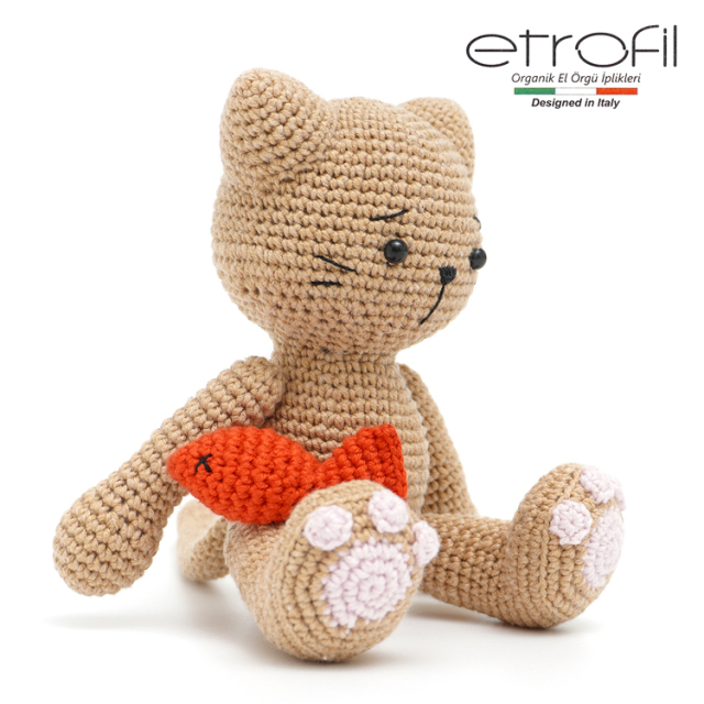 etrofil AMIGURUMI KIT 猫 手編み糸と生地 イトヘンラボ