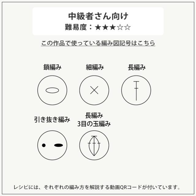 #2-1 モチーフ編みのコースターキット