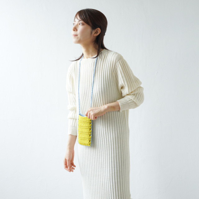 編み物キット BC-1長編みのコースター たわし スマホショルダー