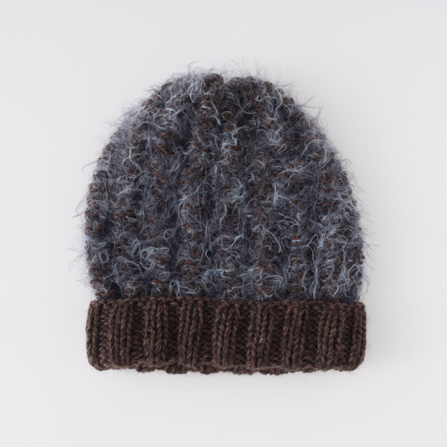 ふわふわの帽子