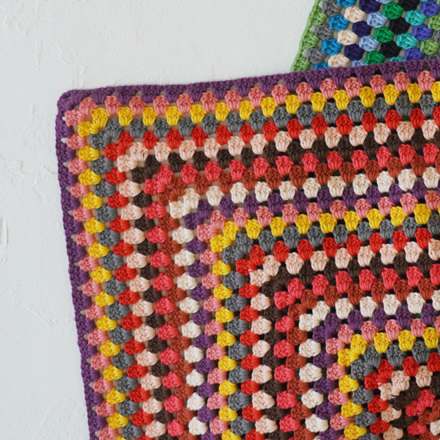 knitworm 編み物キット #10-9 グラニーモチーフブランケット