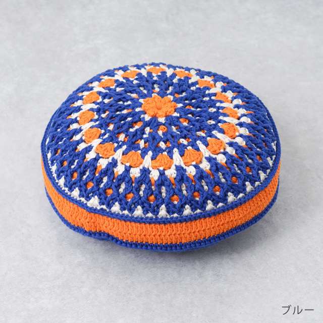 knitworm 編み物キット #10-10 モロッカン風クッションカバー