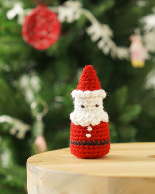 編み物キット クリスマスのあみぐるみ T24-1