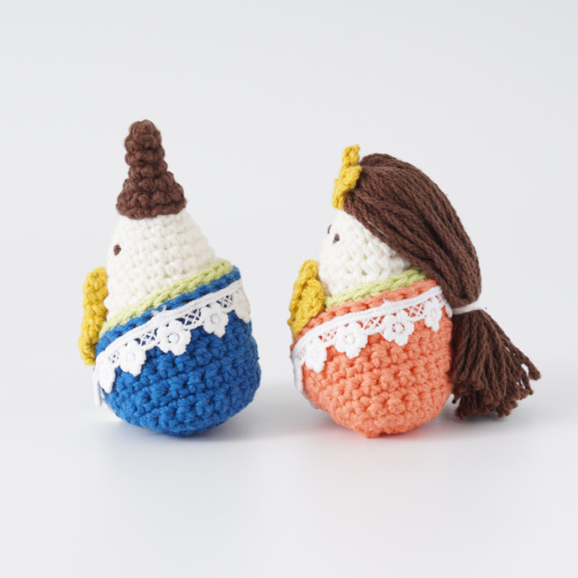 期間限定】編み物キット T25-1おひなさまのあみぐるみ