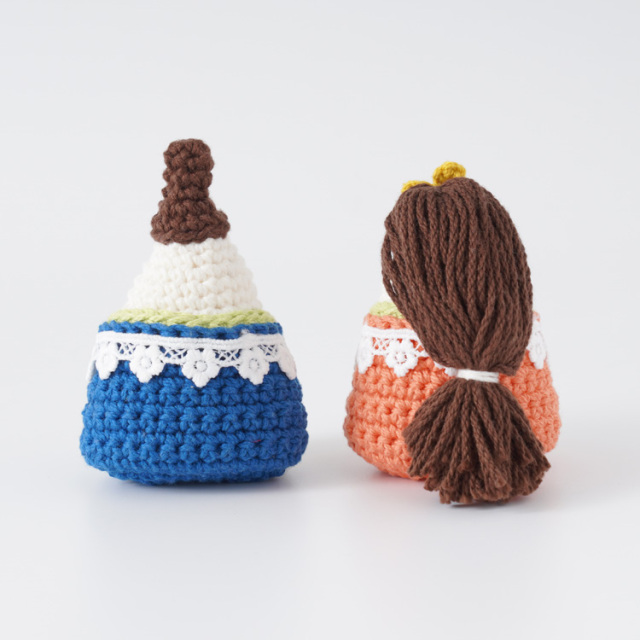【期間限定】編み物キット T25-1おひなさまのあみぐるみ