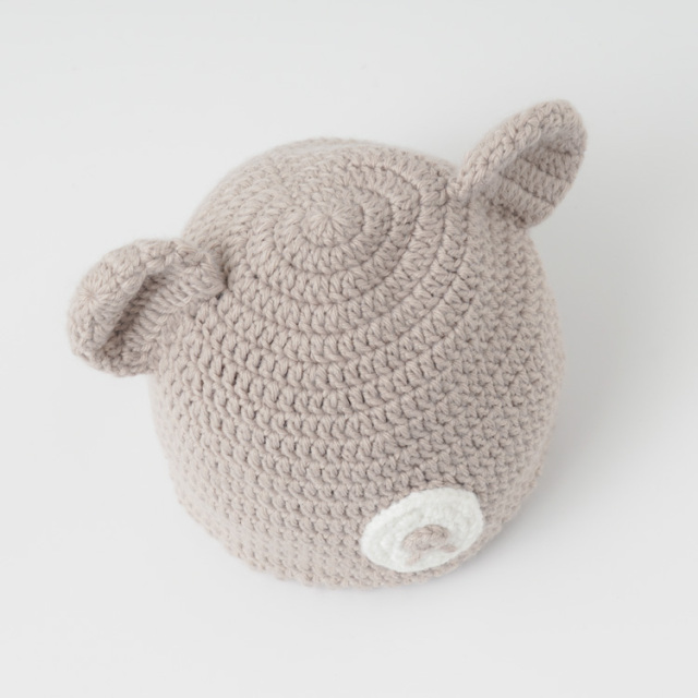 編み物キット #4-1B クマさんの帽子（ベビーサイズ）