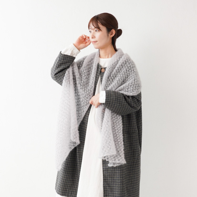 新品未使用タグ付き　キッドモヘアストール Adele's MOHAIR ストール マフラー 「Adele's MOHAIR」キッドモヘア