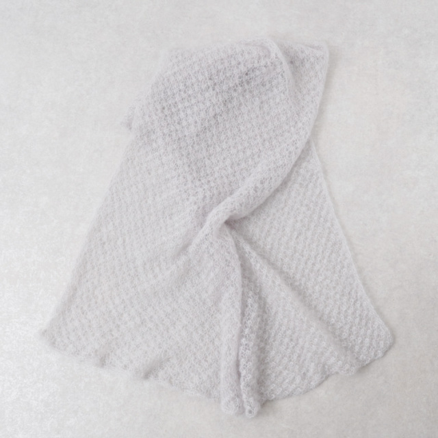 #21-7 スーパーキッドモヘアの無重力ストール 10910uv55218