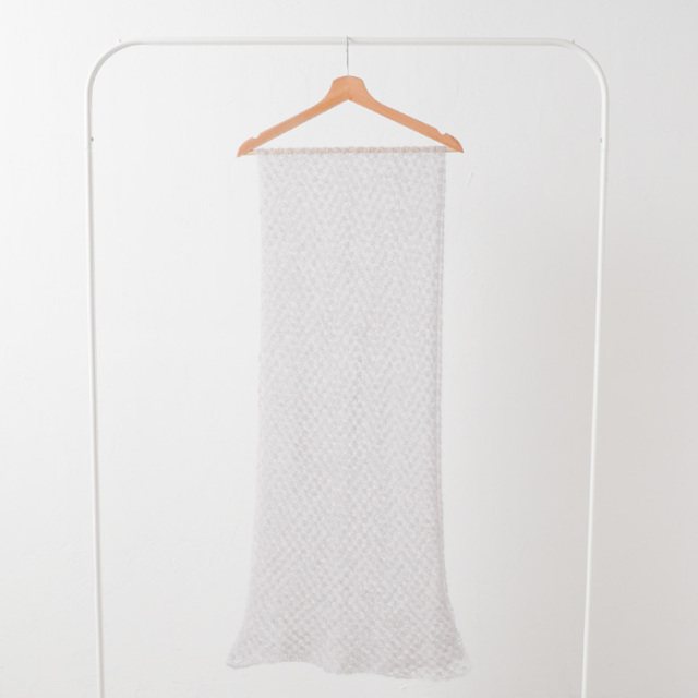 #21-7 スーパーキッドモヘアの無重力ストール 10910uv55218